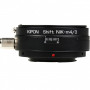 Kipon Bague pour optique Nikon sur boitier Micro 4 3 + décentrement