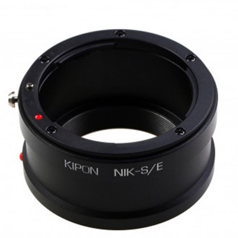 Kipon Bague pour optique Nikon sur boitier Sony E