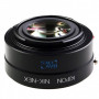 Kipon Bague pour optique Nikon sur boitier Sony E Baveyes 0,7x
