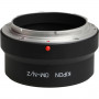 Kipon Bague pour optique Olympus OM sur boitier Nikon Z