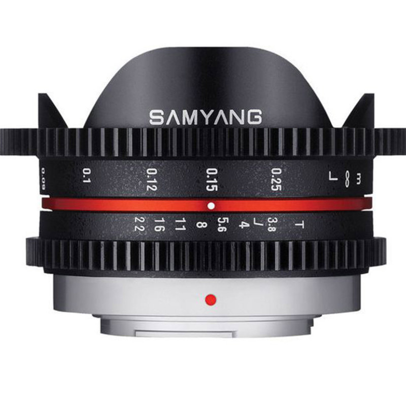Samyang Objectif 7,5mm T3.8 Fisheye Cine Micro 4/3