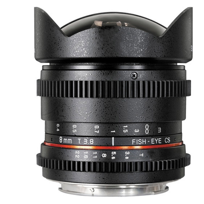 Samyang Objectif 8mm T3.8 Fisheye VDSLR II Nikon
