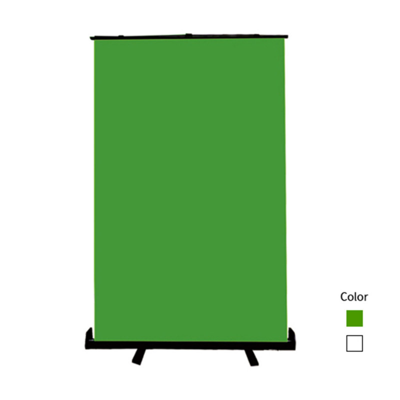 FV E-Image GS165 Ecran Chromakey vert repliable Larg. 1,65m x H. 2m