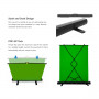 FV E-Image GS165 Ecran Chromakey vert repliable Larg. 1,65m x H. 2m
