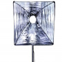 Starblitz Kit eclairage continu 2x 60W + ac+ pieds+boite à lumière