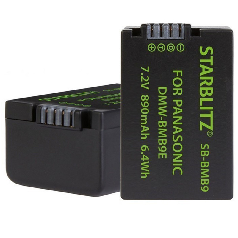 Starblitz Batterie compatible Panasonic DMW-BMB9