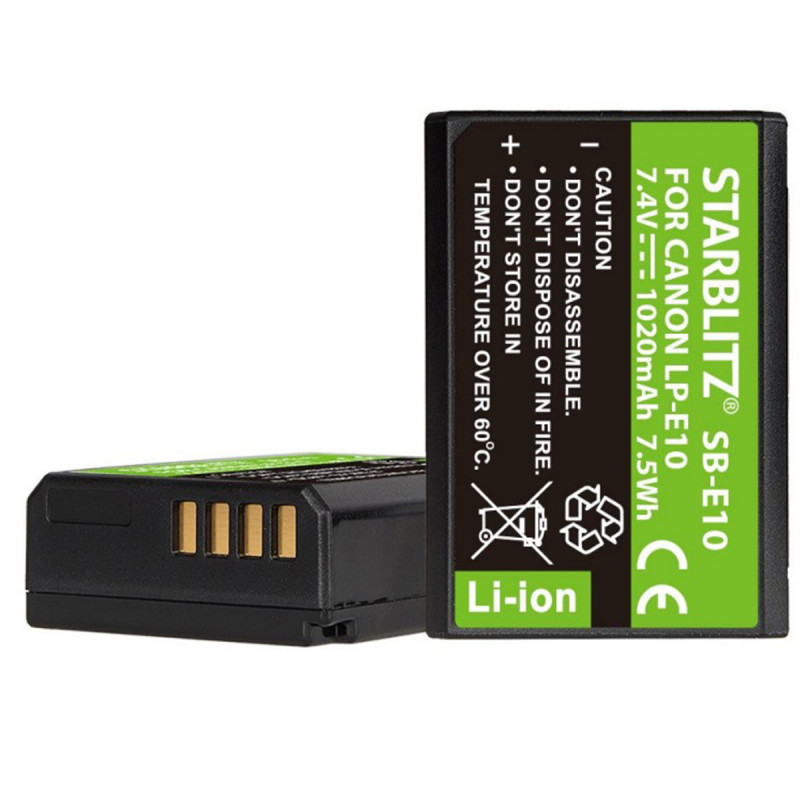 Starblitz Batterie compatible Canon LP-E10