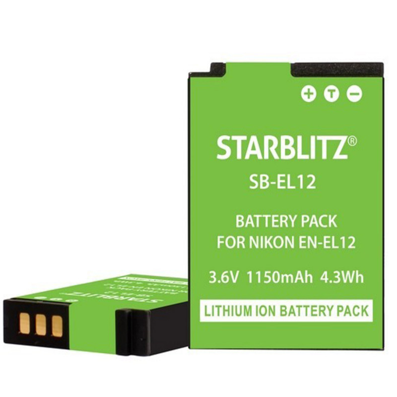 Starblitz Batterie compatible Nikon EN-EL12