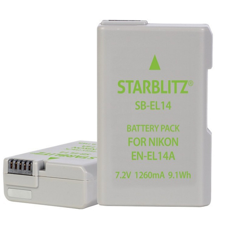 Starblitz Batterie compatible Nikon EN-EL14+