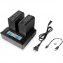 Shape SHAPE BP-975 deux batteries avec chargeur LCD double