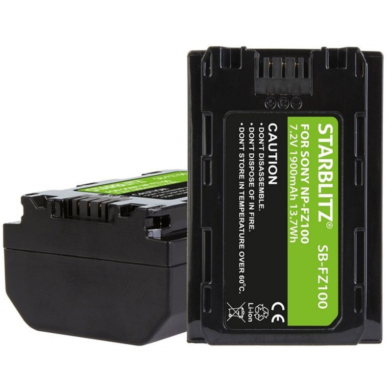 !! FV Starblitz Batterie compatible Sony NP-FZ100