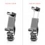 Shape Friction swivel and tilt smartphone aluminum clamp