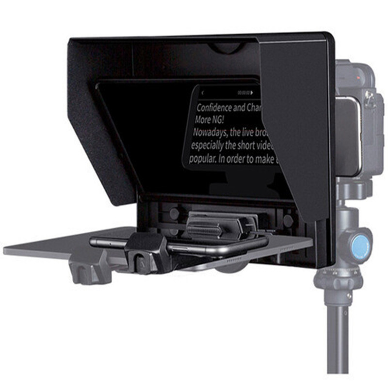 Feelworld TP10 10-inch Teleprompter Smartphone/Tablet (incl draagtas)