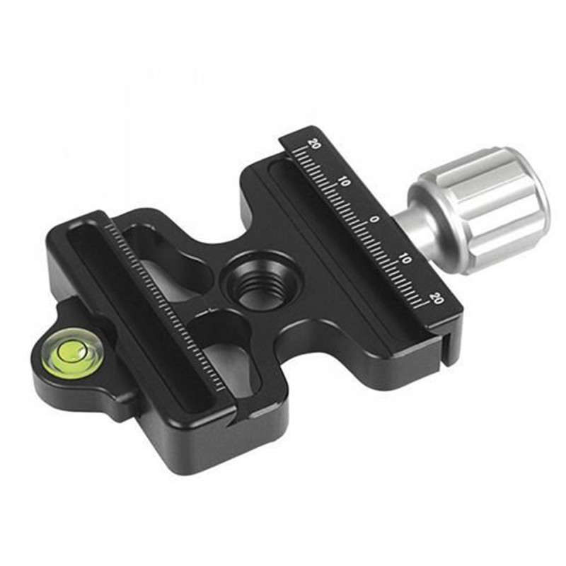 Leofoto DC-50 QR Clamp for Arca and Manfrotto 200PL