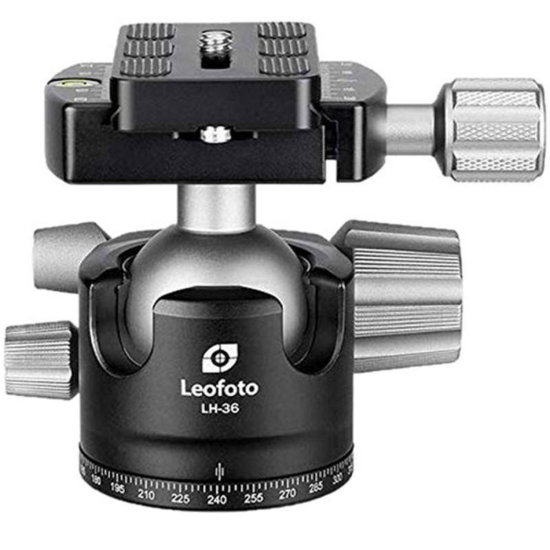 Leofoto Ballhead LH-36 + Release Plate QP-70N