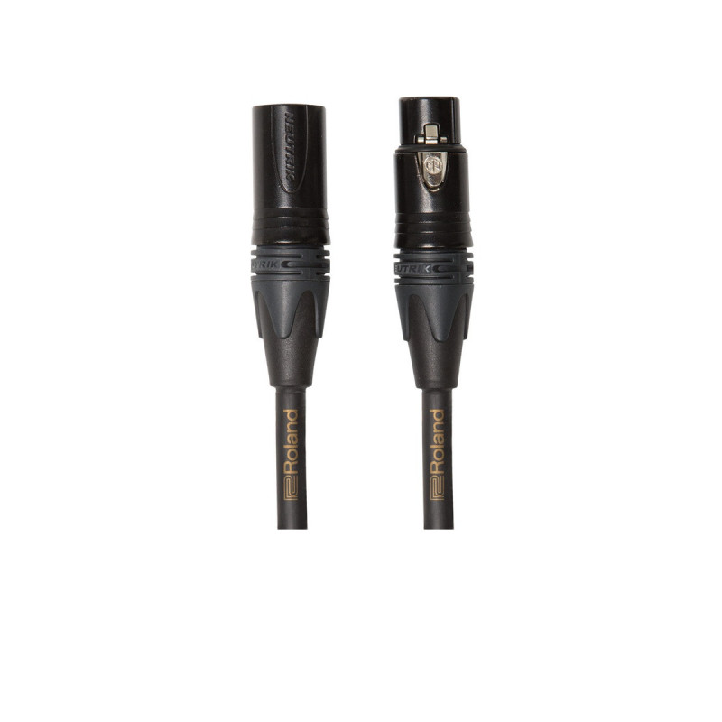 Roland 10Ft / 3M Microphone Cable Gold Series