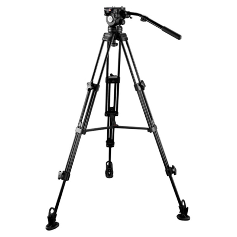 E-Image Kit trépied vidéo AT7402A + tête fluide GH05