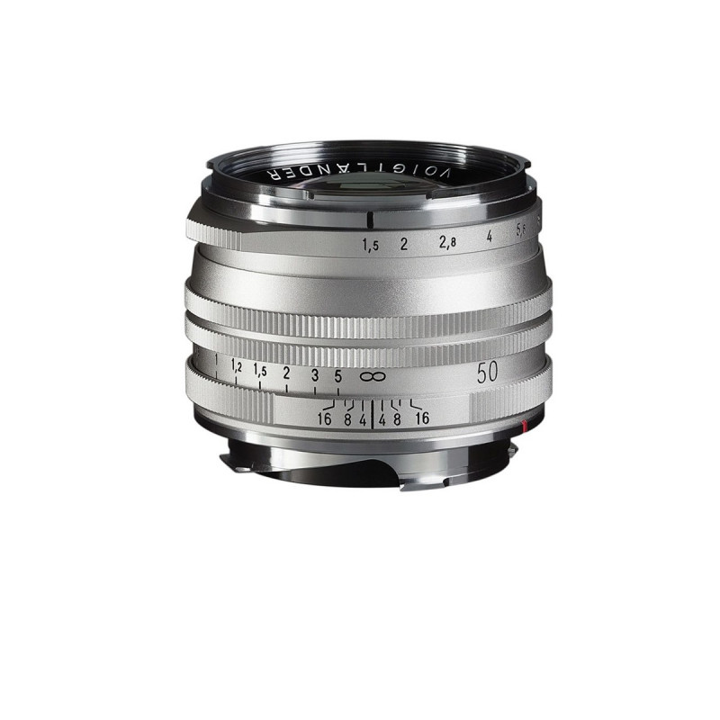 Voigtlander Nokton 50 mm/F1,5 - M.C - SILVER - Asphérique - Leica M