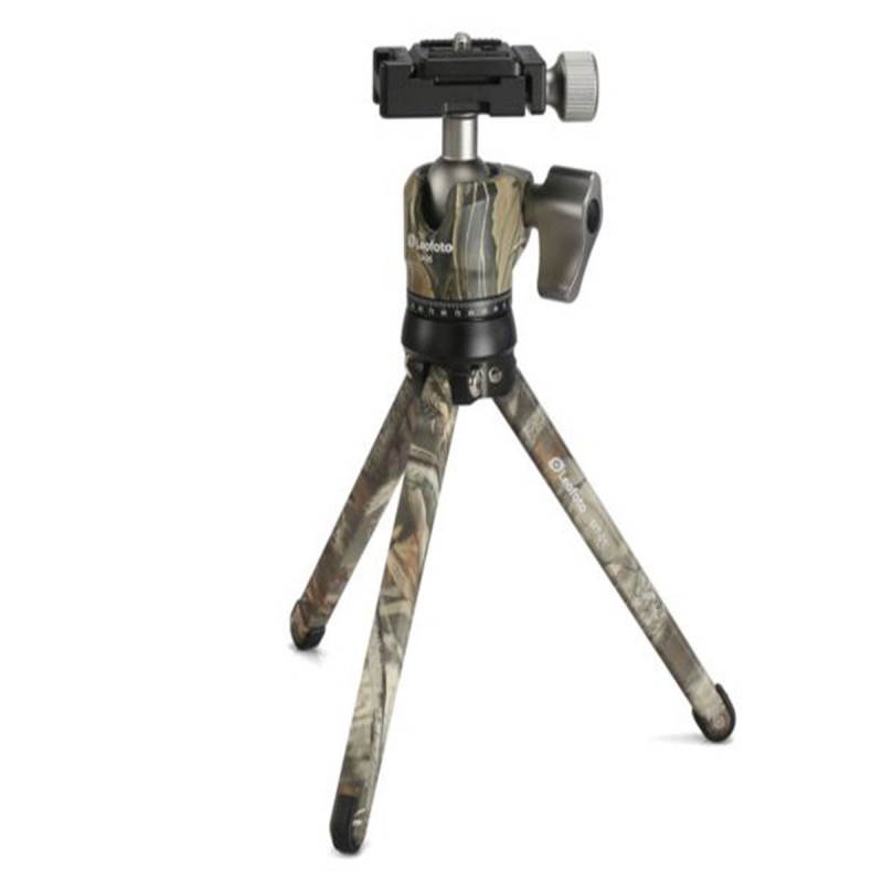 Leofoto Pocket Mini Tripod MT-01 + Ballhead LH-25 Camo