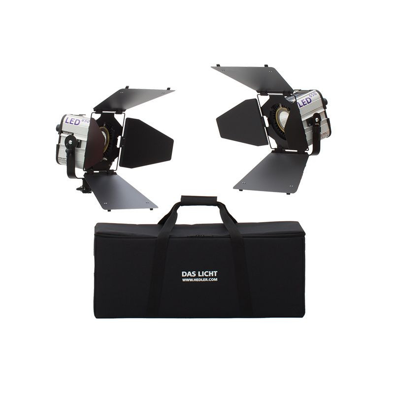 Hedler LED 650-Video Kit / 2 Profilux LED 650  2 Coupe flux 4 volets