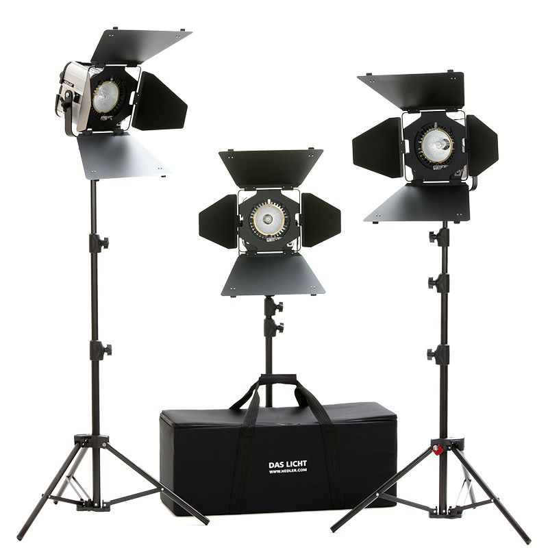 Hedler DX15 Pro3 kit / 3 DX15 HMI 150W  3 Lampe 150W/6000h