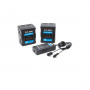 FXLion Kit 2 BP-M150+ Dual Travel charger
