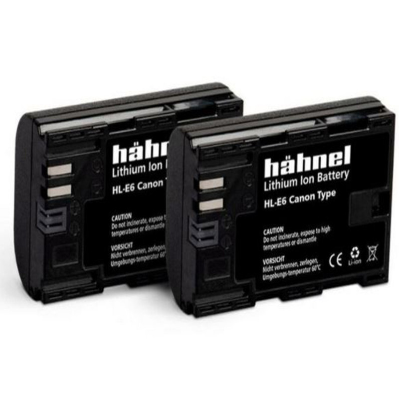 Hahnel HL-E6 Canon Type Twin Pack