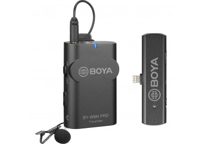 BOYA BY-WM3T2-D2 Micro-cravate sans fil pour iPhone iPad 2,4 GHz