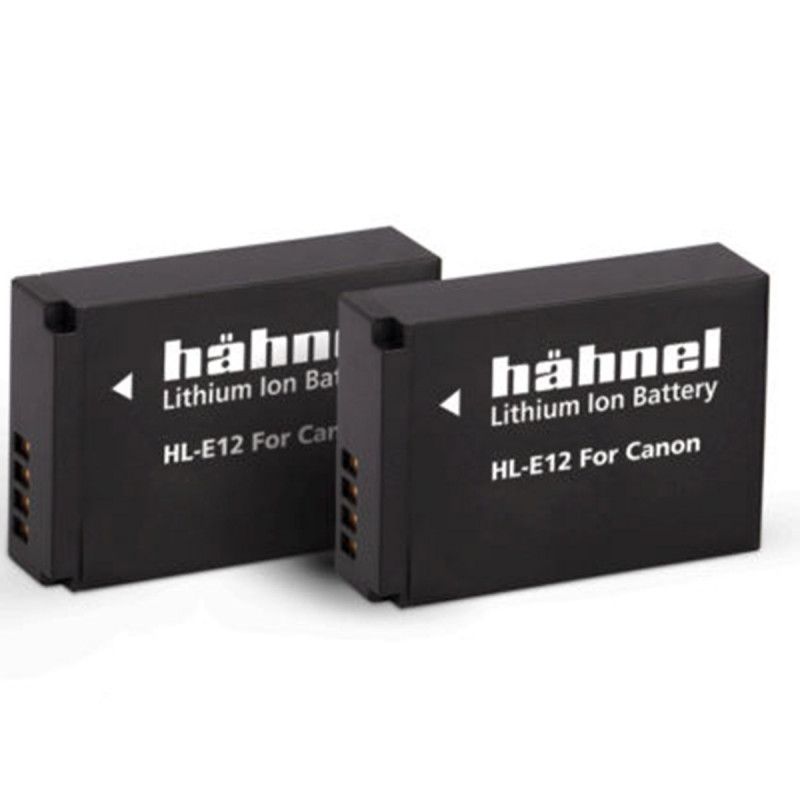 Hahnel ULTRA HL-E12 Canon Type Twin Pack