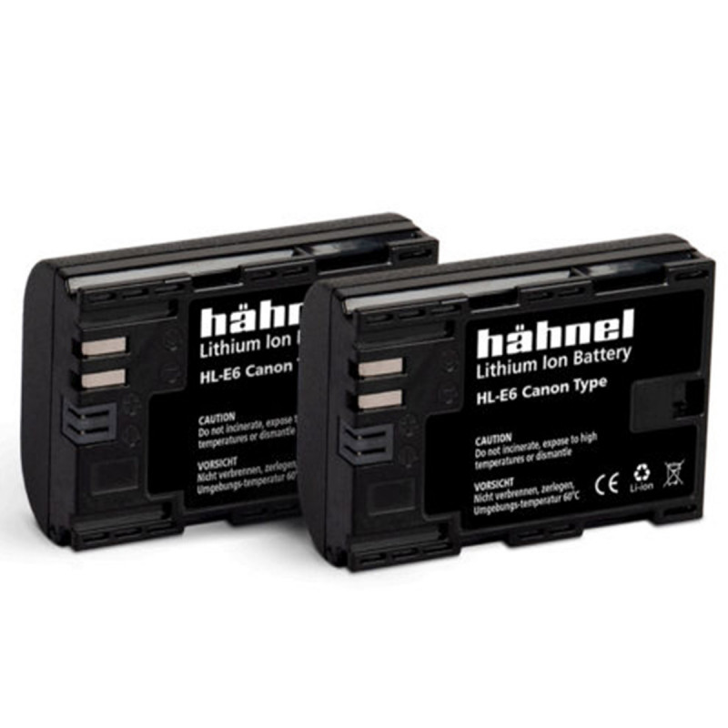 Hahnel ULTRA HL-E6 Canon Type Twin Pack