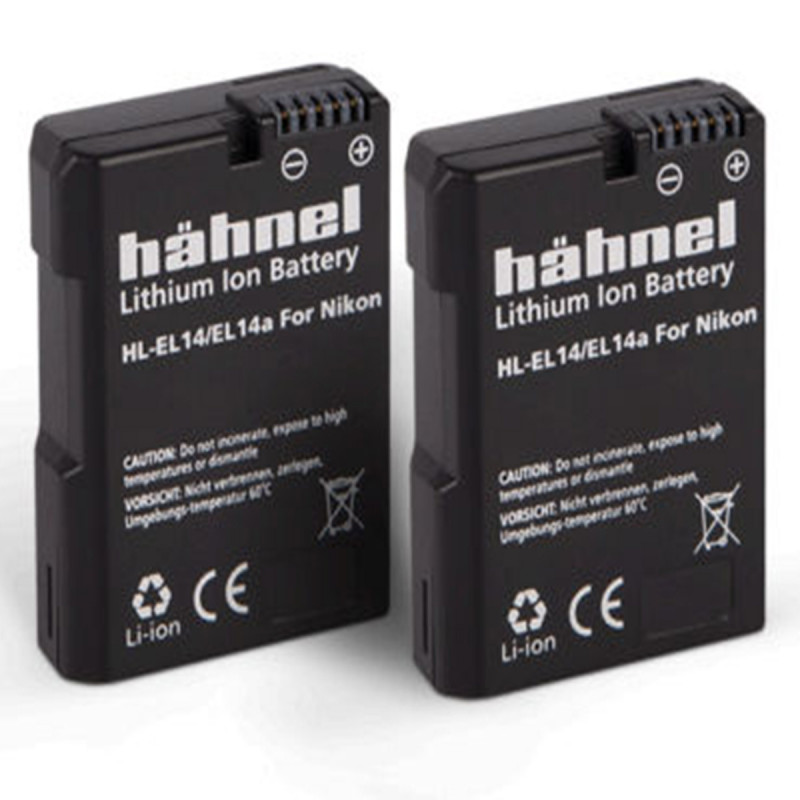 Hahnel ULTRA HL-EL14-14a Nikon Type Twin Pack