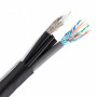 CORPRILAN-100BE Câble BNC UHD 4K RJ45 Cat6A 100 m sur enrouleur