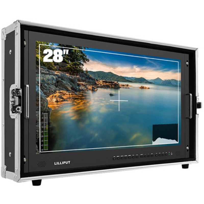 Lilliput Moniteur Broadcast 4K UHD 3G-SDI HDMI 2.0 avec flight case