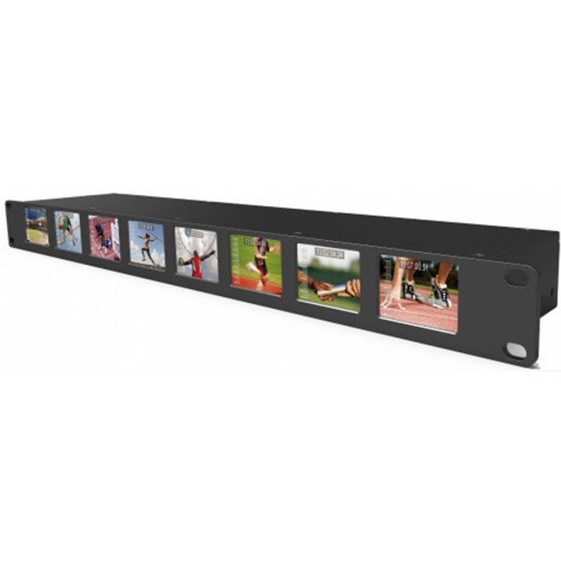 Lilliput RM-0208S 8x2" 1RU Rack Mount Monitor