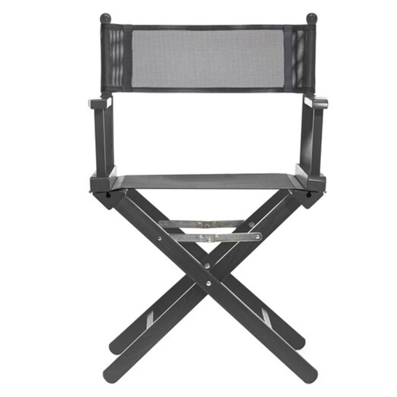 Conecarts Chaise de réalisateur hêtre basse noire - plastique