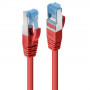 Lindy Câble réseau Rouge Cat.6A S/FTP LSZH, 20m