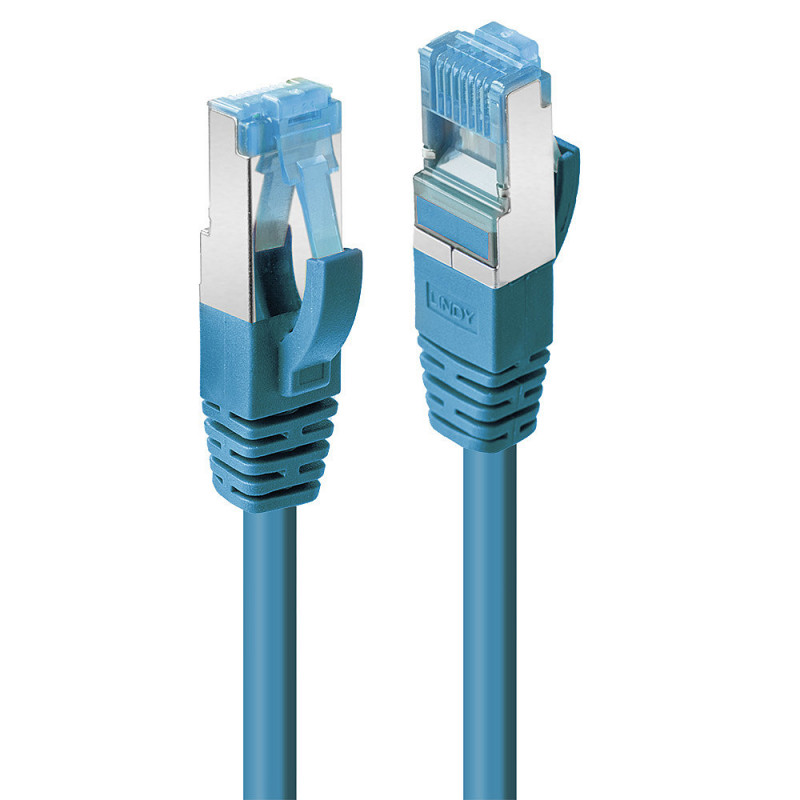 Lindy Câble réseau Bleu Cat.6A S/FTP LSZH, 10m