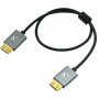 ZILR High Speed HDMI Cable (Hyper-Thin 4Kp60 Secure Type-A) 45cm