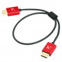 ZILR Ultra High Speed HDMI Cable (Hyper-Thin 8Kp60 Secure Type-A) 1m