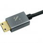 ZILR High Speed HDMI Secure Cable(4Kp60 Type-A Full/Type-D Micro)45cm