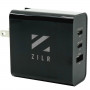 ZILR 65W AC Wall Charger with USB Type-C Power Delivery