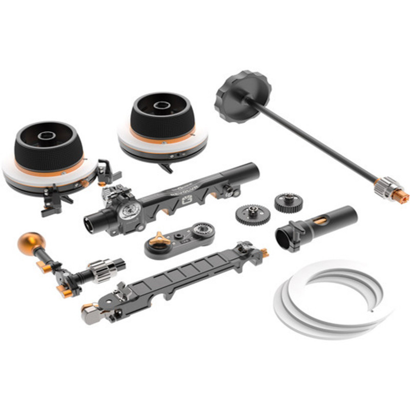 Bright Tangerine Revolvr Dual Sided 15mm Studio Kit