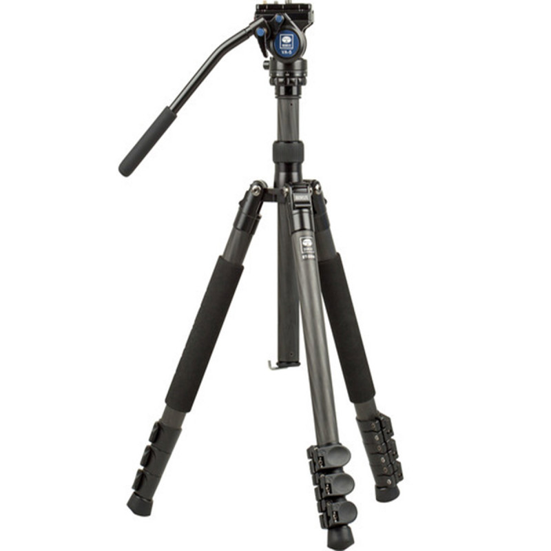 SIRUI ET-2204 Carbon Fibre Tripod with video head VA-5