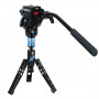 SIRUI P-325FL Carbon Fibre Monopod with Stand and video head VA-5