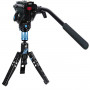 SIRUI P-325FL Carbon Fibre Monopod with Stand and video head VH-10