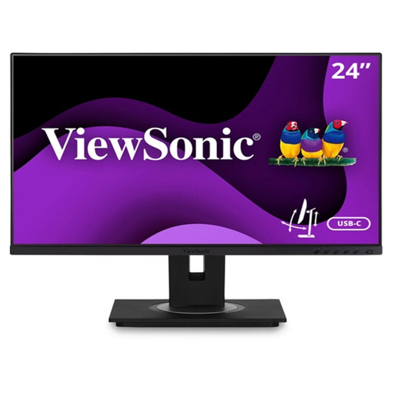 ViewSonic Ecran 24" VG2455 FHD 1080p IPS 16:9 250cd/m² 5ms VGA HDMI
