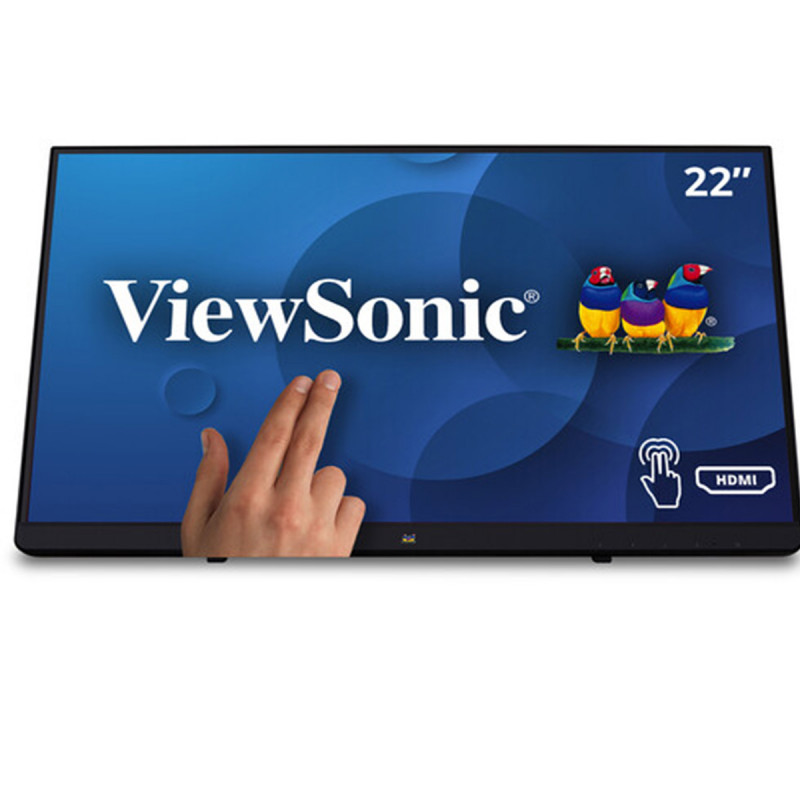 ViewSonic Ecran 21.5''ViewSonicTD2223 Noir 16:9 FHD LED Tactile