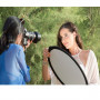 Manfrotto Reflecteur pliable 50cm sunfire/Blanc