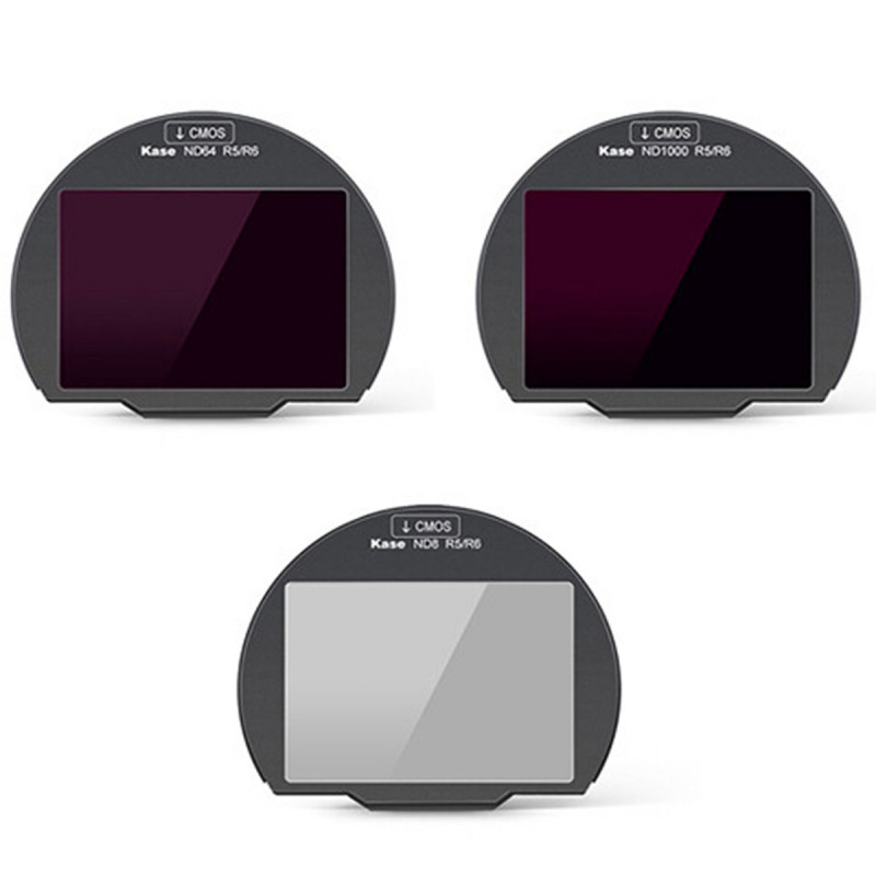 Kase Kit de 3 filtres set I (ND8, ND64, ND1000) étui pour Canon R5/6