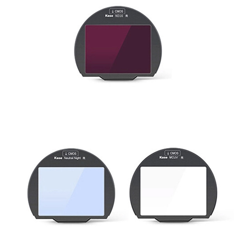 Kase Kit 3 filtres set II (MCUV/ND16/Neutral Night) étui pour Canon R